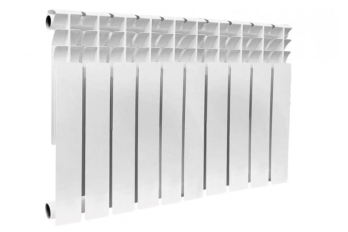 Радіатор біметалевий AAA 500/100 з монтажним комплектом для радіатора на кріпленням